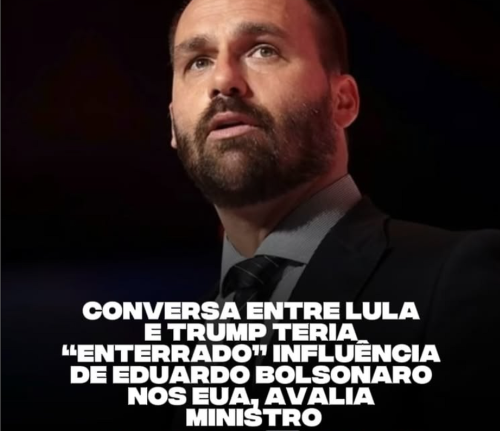 Ligação entre Trump e Lula enfraquece influência de Eduardo Bolsonaro nos EUA