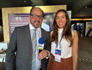 Gisele Vieira apresenta plataforma sueca com inteligência artificial durante 40º Congresso Brasileiro de Manutenção e Gestão de Ativos