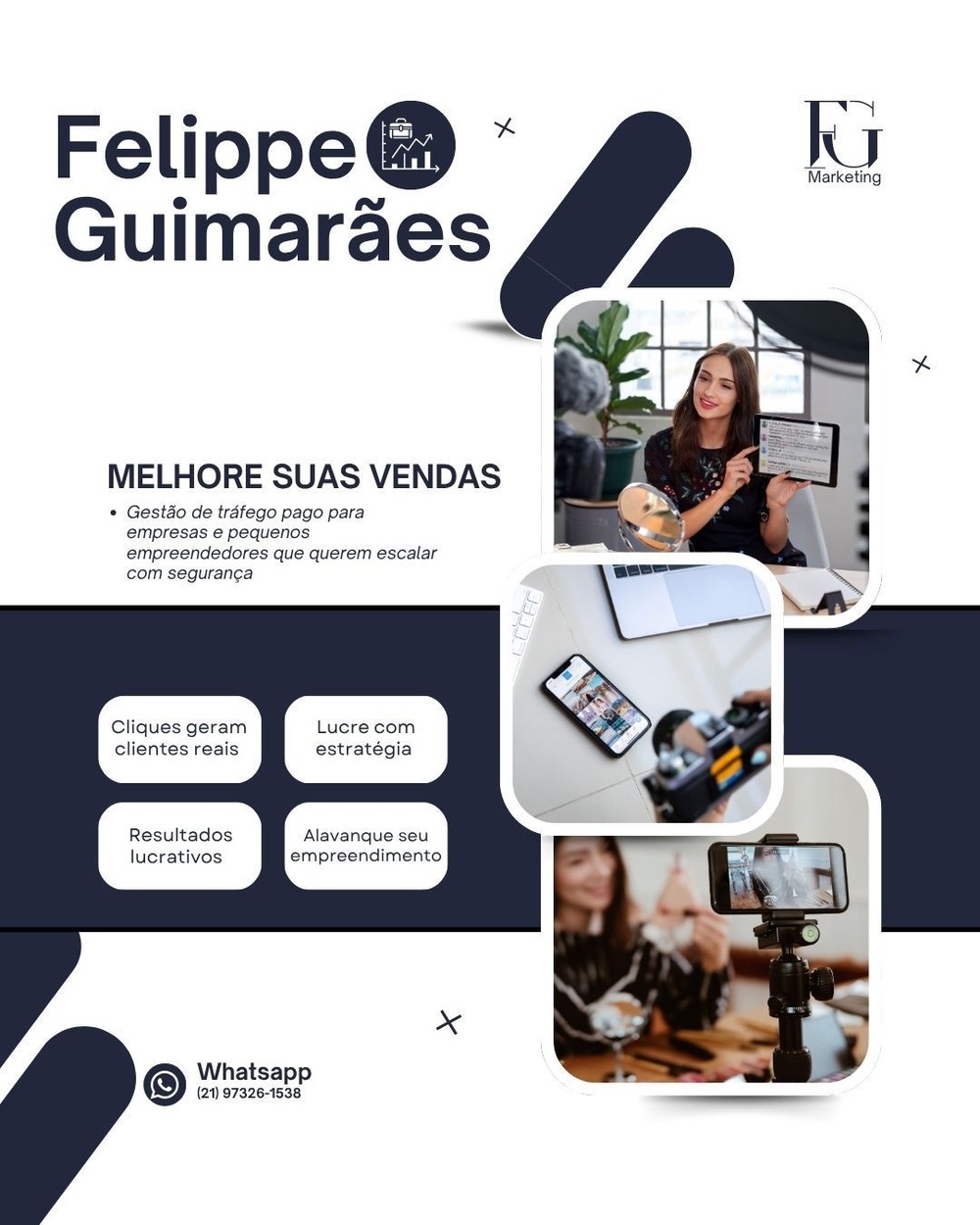 Felippe Guimarães: impulsionando vendas com marketing estratégico e tráfego pago