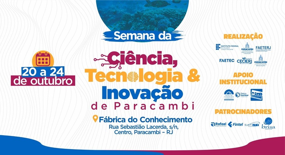 Paracambi inova com primeira Semana Municipal de Ciência e Tecnologia