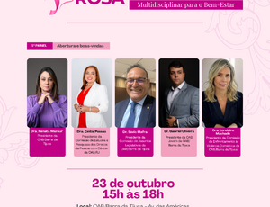 OAB Barra da Tijuca realiza evento do Outubro Rosa com foco em leis, prevenção e bem-estar