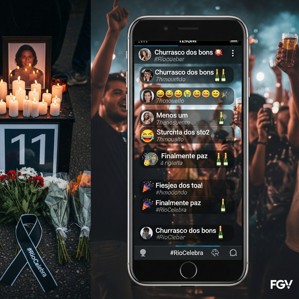 FGV revela que 11% dos brasileiros celebraram massacre no Rio nas redes sociais