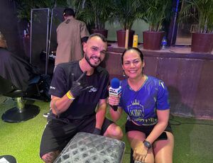 Hiago Souza da BASE Tattoo Rio oferece flash tattoos na Feijoada do King, evento exclusivo na Ilha do Itanhangá