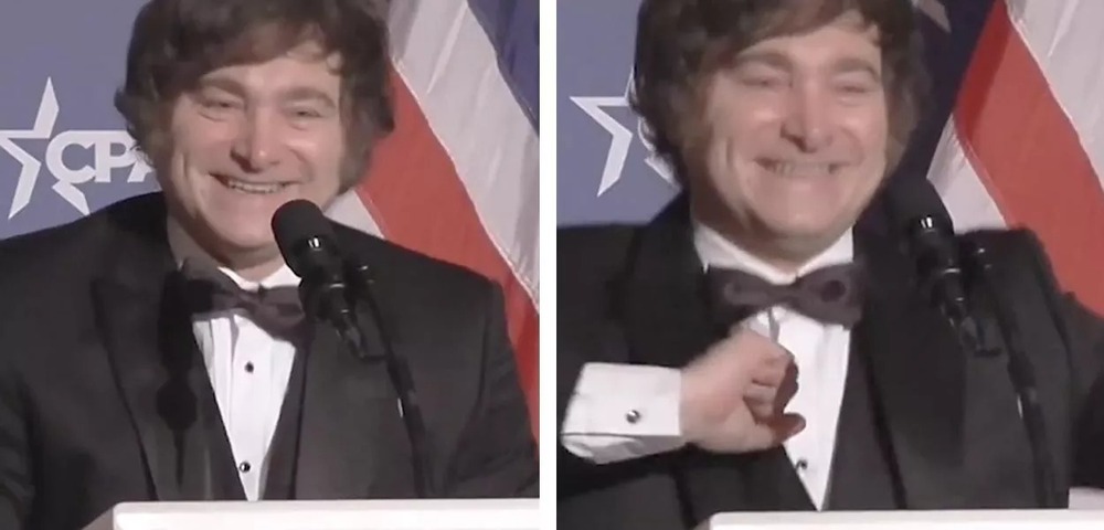 Javier Milei faz 'dancinha' para Donald Trump enquanto argentinos vivem insegurança alimentar