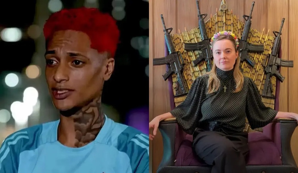 Oruam zomba de foto de Júlia Zanatta com armas: 'Se eu postar é apologia ao crime'
