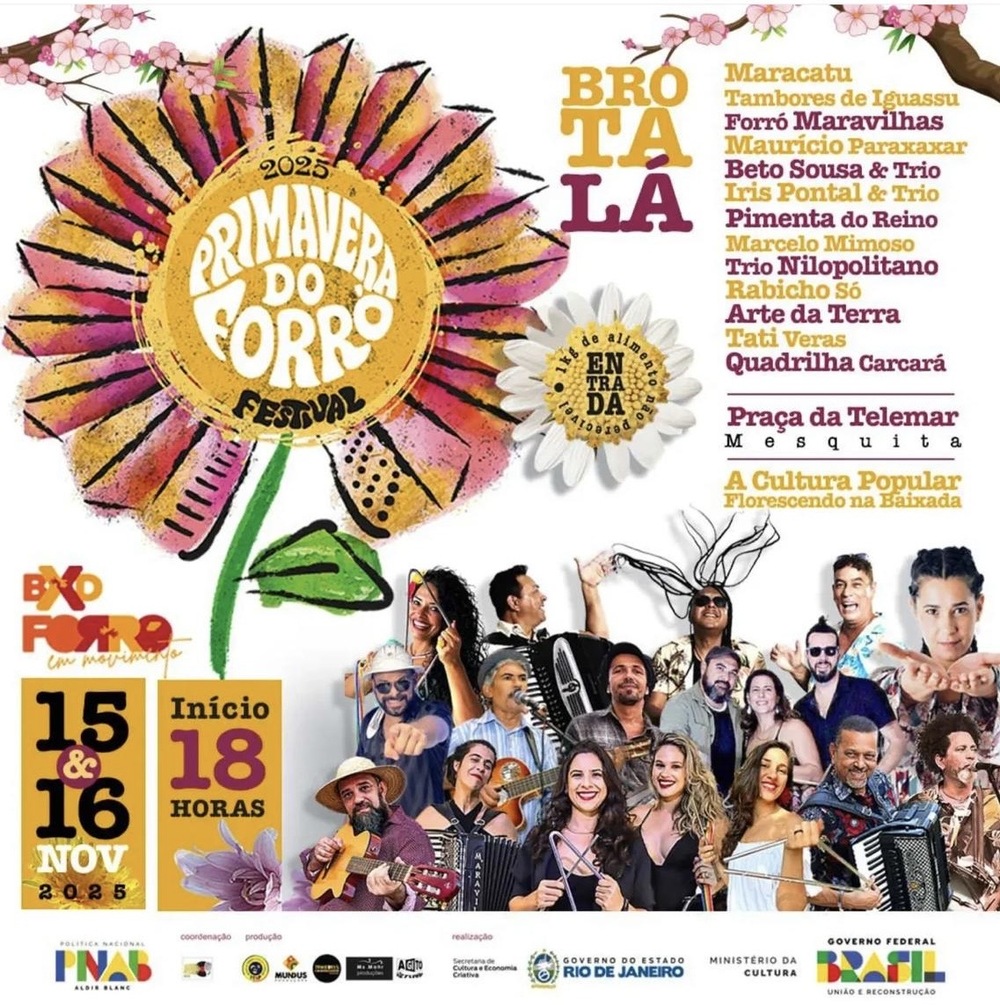 Primavera do Forró 2025 movimenta a Praça da Telemar e celebra a força da cultura popular na Baixada Fluminense
