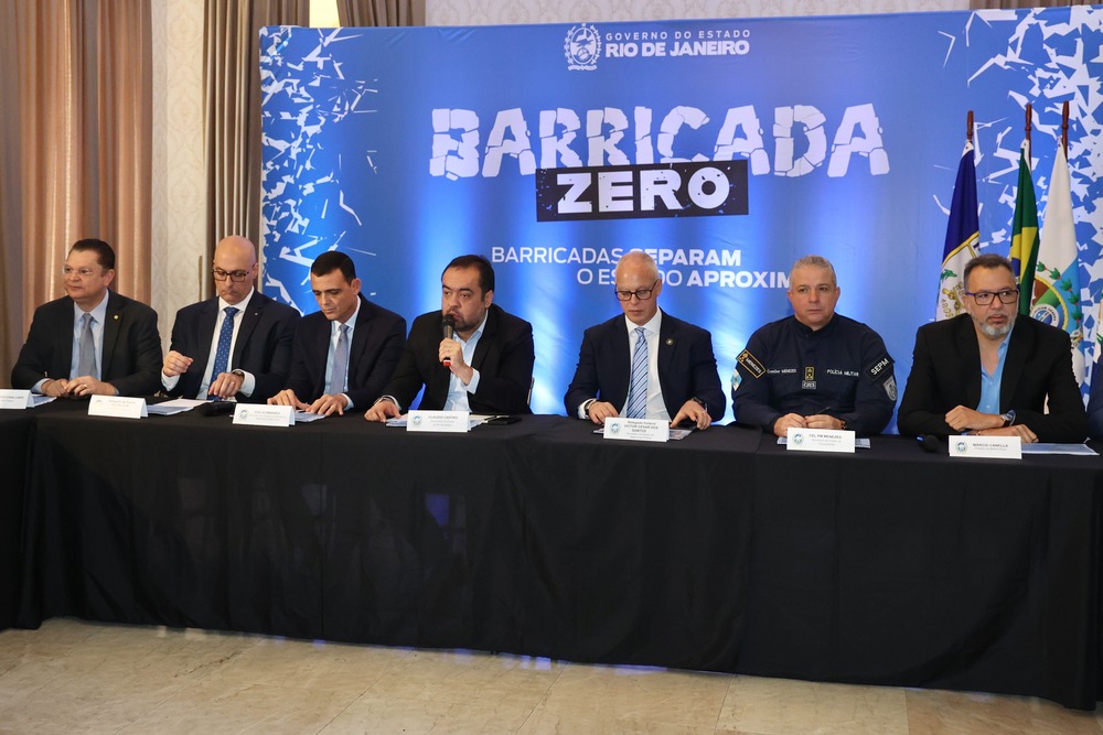 Cláudio Castro anuncia a Operação Barricada Zero em ação integrada do Governo do Estado com prefeituras da Região Metropolitana