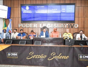 Juan Santa Cruz conduz homenagem aos brigadistas voluntários na Câmara Municipal de Nova Iguaçu
