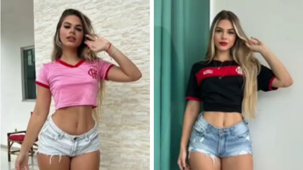 Atacante do Flamengo assume namoro com estudante de nutrição