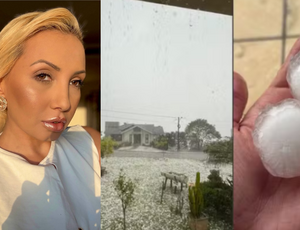 Chaline Grazik se sensibiliza com sua terra natal, Erechim, e faz doações a famílias afetadas