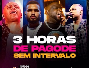 Bloco Seremos Felizes promete maratona de pagode e o maior open bar de Niterói no dia 7 de dezembro