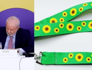 Lula veta distribuição de cordão com girassóis no SUS