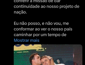 Jair Bolsonaro escolheu Flávio como candidato à Presidência para 2026