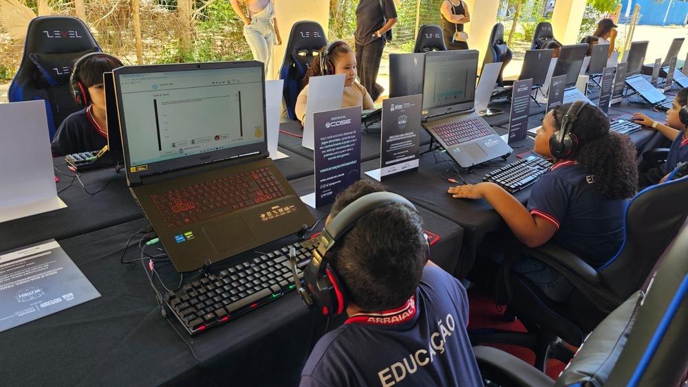 Educação e Tecnologia: estudantes da rede pública de Arraial do Cabo participam da final de competição de jogos educativos