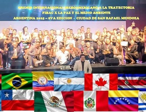 Magno Pires recebe destacada honraria, no renomado Prêmio Internacional El Nevado Solidário de Oro em meio a 22 países.