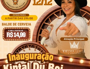 Kintal Du Boi inaugura com forró na sexta e karaokê no domingo, movimentando o bairro Metrópole em Nova Iguaçu