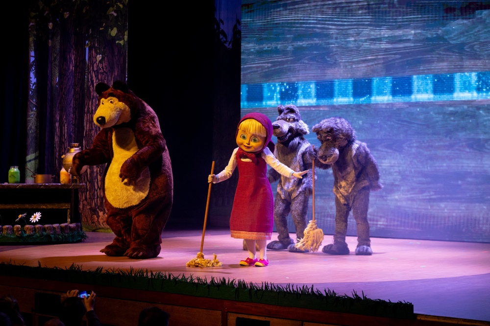 Superprodução internacional 'Masha e o Urso' aterrissa no Rio para temporada de férias no Teatro Claro Mais