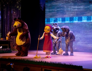 Superprodução internacional 'Masha e o Urso' aterrissa no Rio para temporada de férias no Teatro Claro Mais