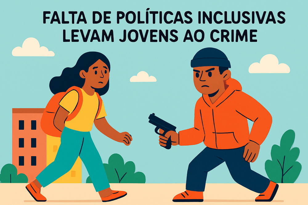 Falta de politicas inclusivas levam jovens ao crime