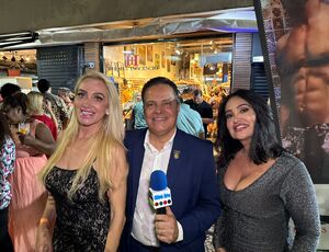 Denise Klauck e Rosane Braga prestigiam lançamento da nova coleção 'afrodisíaca' de Hermes Inocêncio