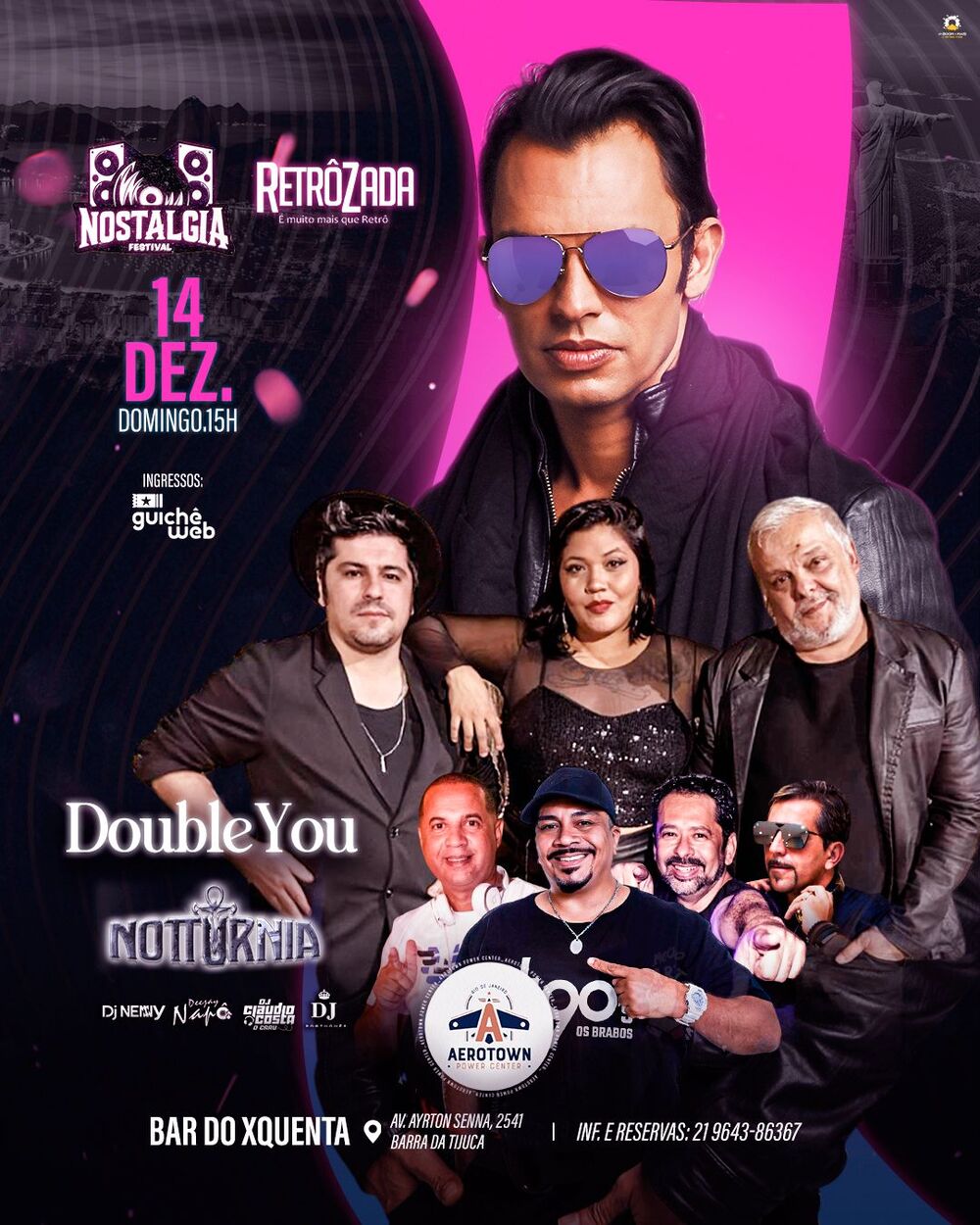 Double You retorna ao Brasil para show histórico na Barra da Tijuca neste domingo