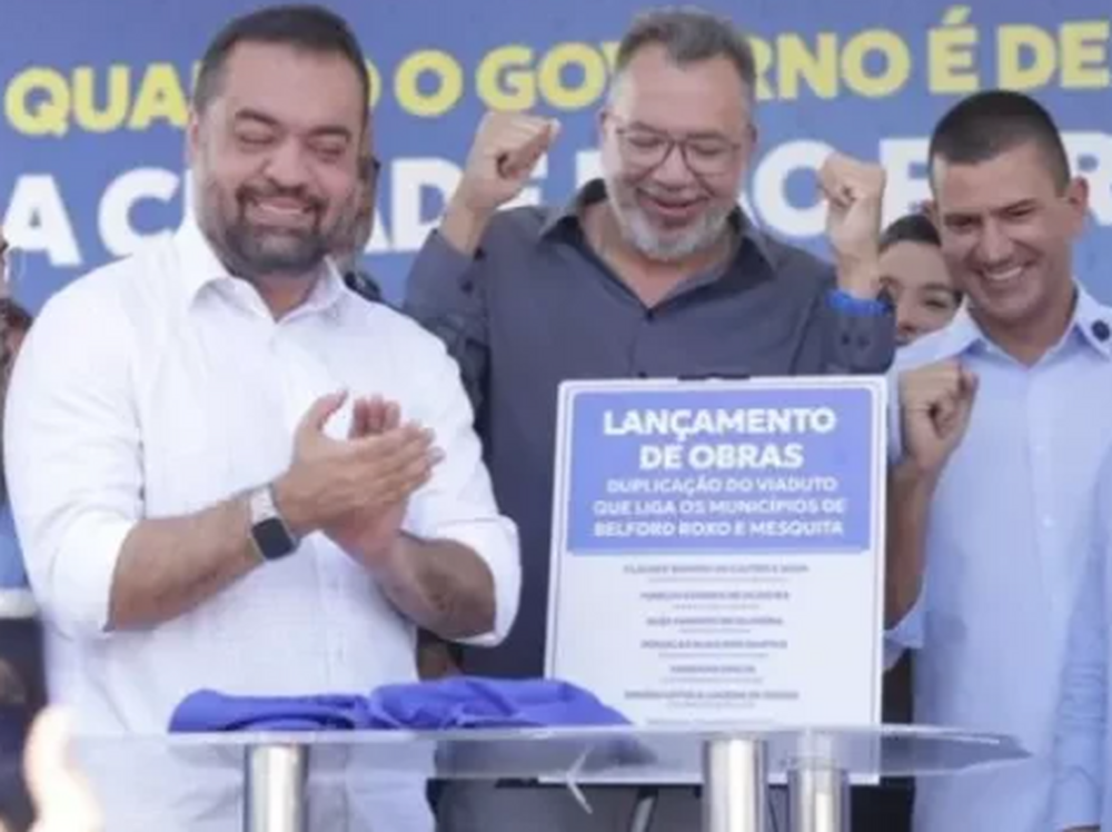 Cláudio Castro e Canella dão início às obras do Viaduto do BNH, ligação estratégica com a Via Dutra