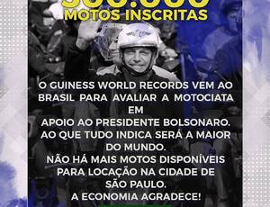 Deputada Bolsonarista quer 300 mil motos em plena pandemia