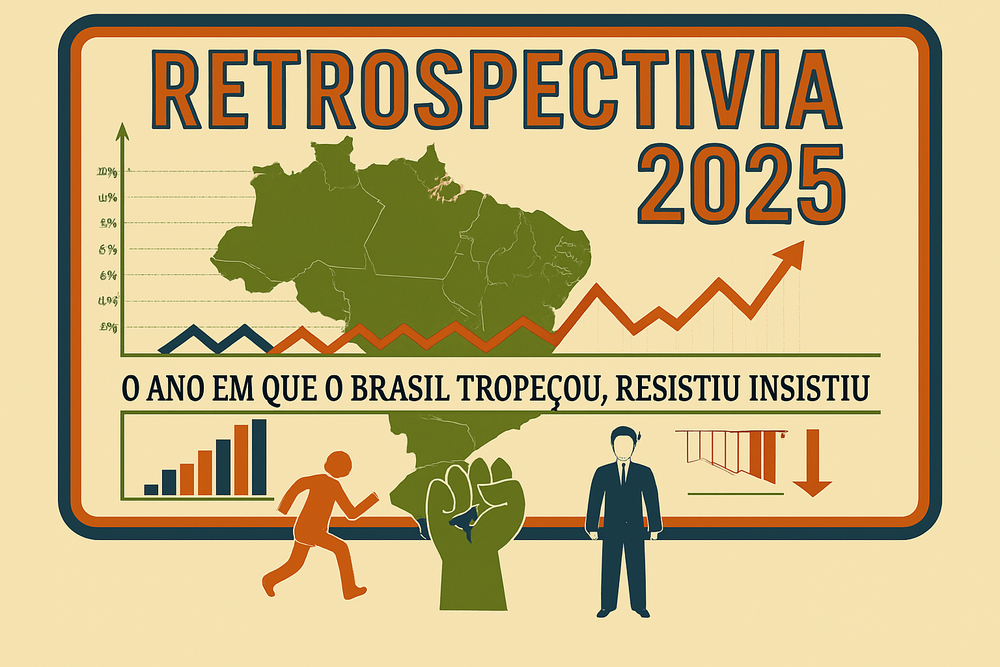 RETROSPECTIVA 2025 - O Ano em que o Brasil Tropeçou, Resistiu e Insistiu