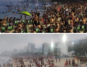 Eduardo Paes faz apelo após praias lotadas e alerta para excesso de lixo na orla do Rio
