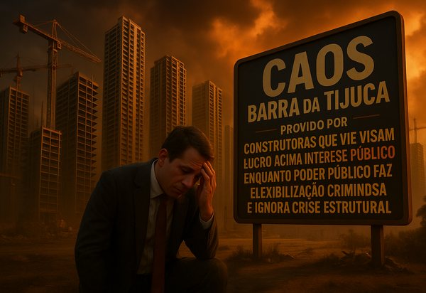 Barra da Tijuca, Recreio e os 80 novos empreendimentos: Dados oficiais revelam Crise Urbana em Região Bilionária que tem renda 109% superior à média do Rio