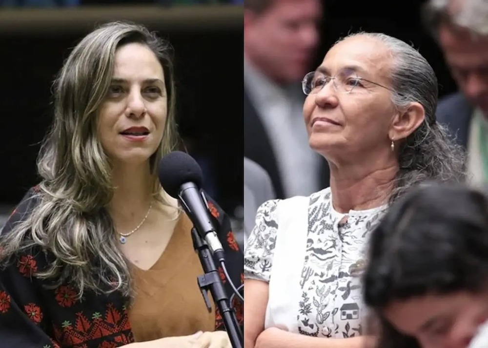 Heloísa Helena e Fernanda Melchionna protocolam pedido de CPMI do Banco Master
