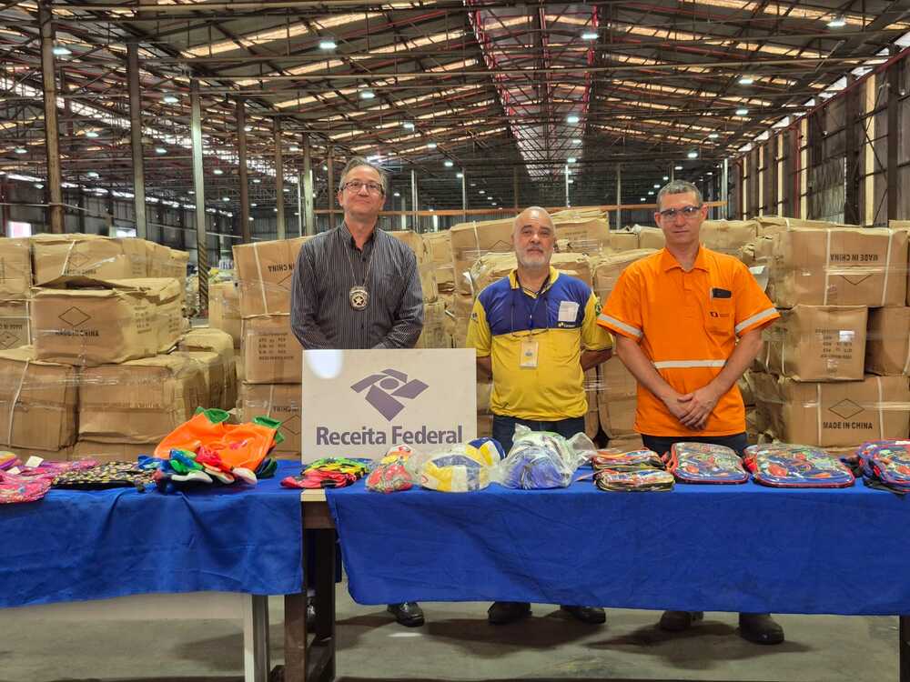 Receita Federal transforma apreensões em alegria natalina com doação de R$ 1,5 milhão