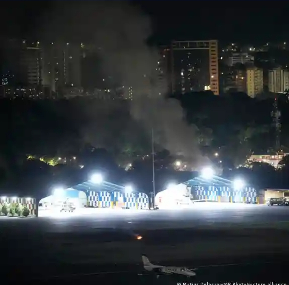 Explosões são vistas em Caracas; Venezuela afirma ter sido atacada pelos EUA