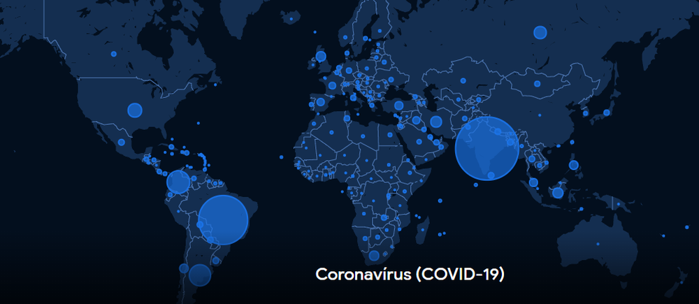 Índia e Brasil, tem os piores índices  de Covid chegando em 500 mil mortos
