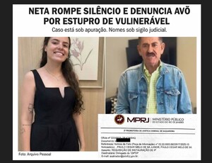 Assista à denúncia de Estupro: Neta denuncia ex-presidente da ALERJ Paulo Melo por estupro de vulnerável, segundo relata o abuso sexual durou dos 5 aos 9 anos