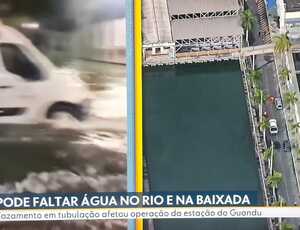 ROMPIMENTO NO GUANDU: RIO E BAIXADA FICAM SEM ÁGUA, E A POPULAÇÃO VIVE ENTRE O MEDO E O DESCASO
