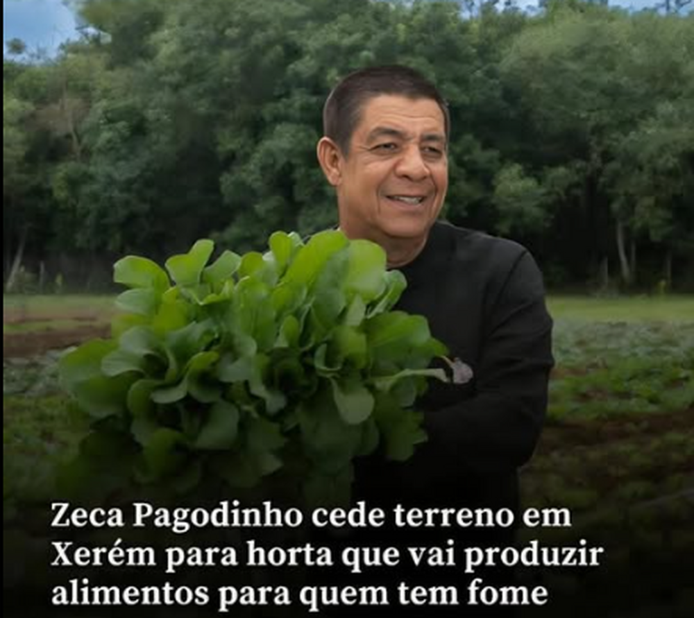 Zeca Pagodinho e o gesto que floresce longe dos holofotes
