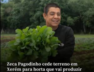 Zeca Pagodinho e o gesto que floresce longe dos holofotes