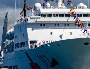 Navio militar chinês chega ao Rio de Janeiro nesta quinta