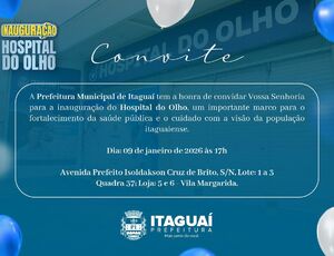 Itaguaí inaugura Hospital do Olho com consultas, exames e cirurgias oftalmológicas