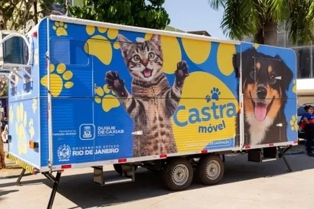 Cuidado que circula: castramóveis começam o ano em Duque de Caxias