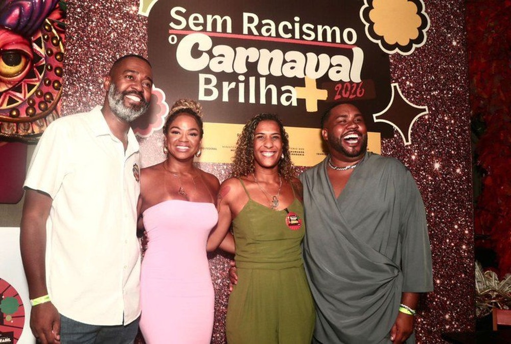 Governo lança campanha ‘Sem Racismo o Carnaval Brilha Mais’, no Rio de Janeiro