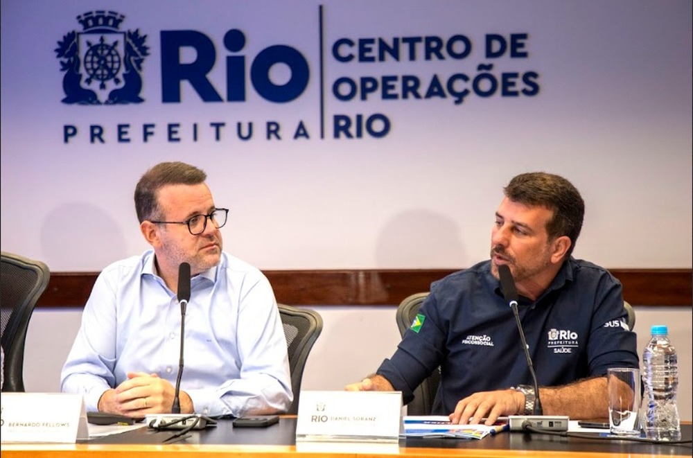 Bernardo Fellows anuncia Carnaval 2026 com secretário de Saúde Daniel Soranz: operação de 13 mil trabalhadores e saúde reforçada