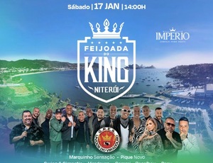 Feijoada do King Niterói reúne grandes nomes do samba em evento que promete lotar a Praia Clube de São Francisco