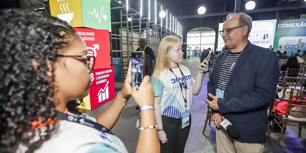 Jovens da rede estadual mostram a força da nova geração no G20 Social