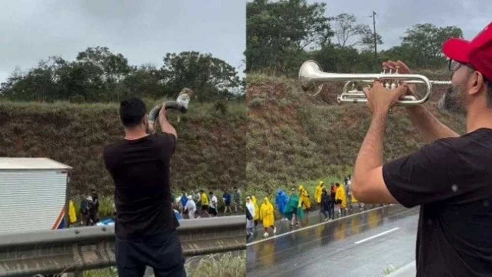 TromPetista confronta apoiadores de Nikolas Ferreira em Goiás: 'Gado solto na pista'