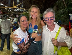 Barbara Romer e Alexandre Schnabl elogiam nova casa da Feijoada do Francês no Sheraton