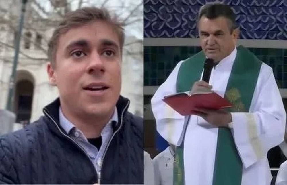 Padre afirma que objetivo da marcha de Nikolas seria tomar o poder e deputado reage falando em 'falsos profetas