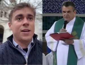 Padre afirma que objetivo da marcha de Nikolas seria tomar o poder e deputado reage falando em 'falsos profetas
