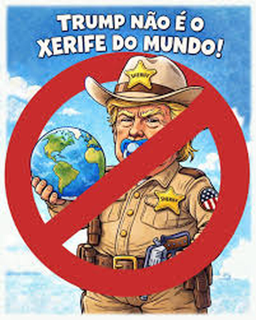 Trump, o Xerife do Mundo (só que não): quando a “superpotência” vira piada internacional